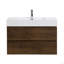 Meuble-lavabo de salle de bain avec lavabo, grand meuble-lavabo flottant mural de rangement, lavabo blanc une pièce sans drain ni robinet, pré-assemblé-622637873-622637878-622637875