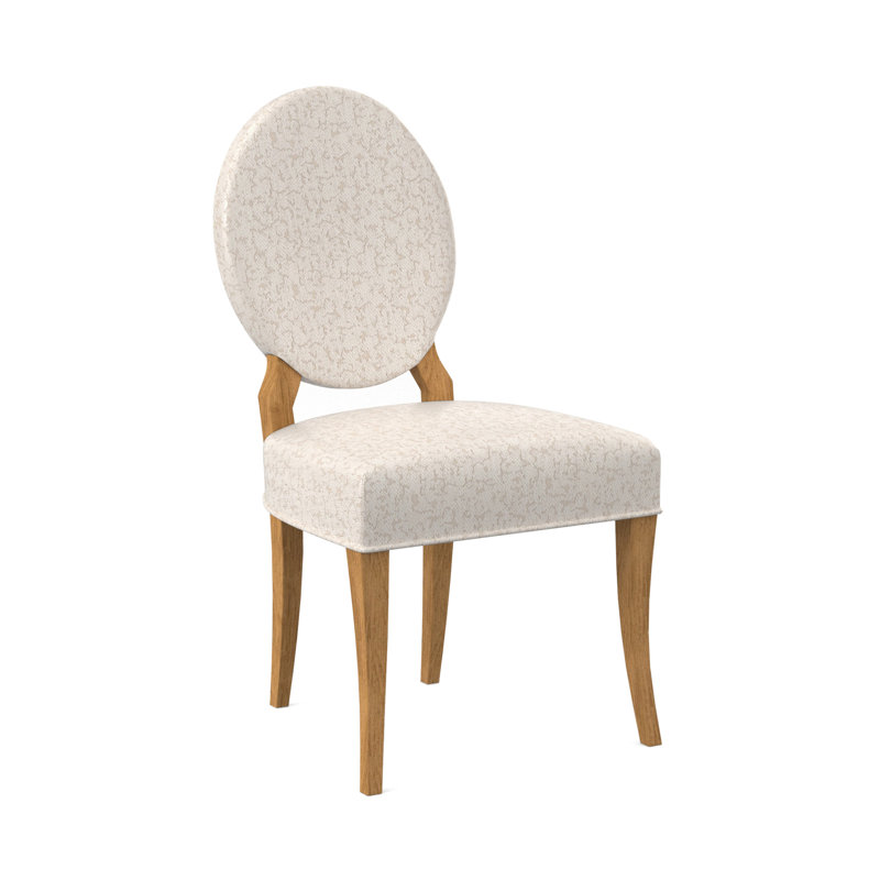 Cameo Dining Chair, Amber, Filigree Ivory 100% Polyester