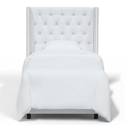 Annabel Upholstered Wingback Bed