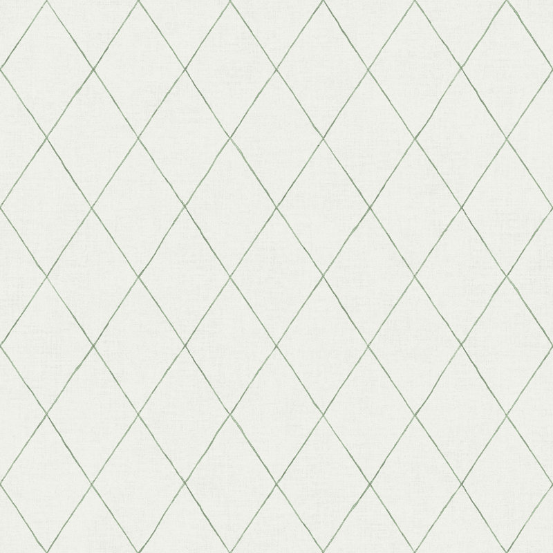 Rouleau de papier peint L 33 pi x l 20,5 po Wilborn, Vert
