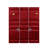 Cargo Red Finish Full/Full Bunk Bed