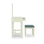 Meuble-lavabo à trois tiroirs avec tabouret Simen