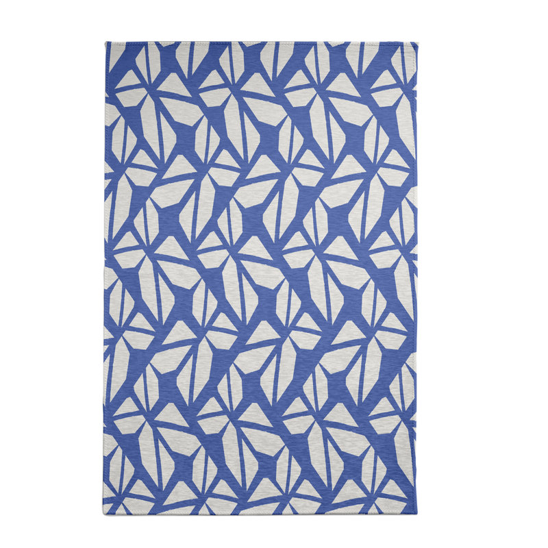 Billiot Chenille Geometric Indoor Rug, Rectangle 2' x 3'
