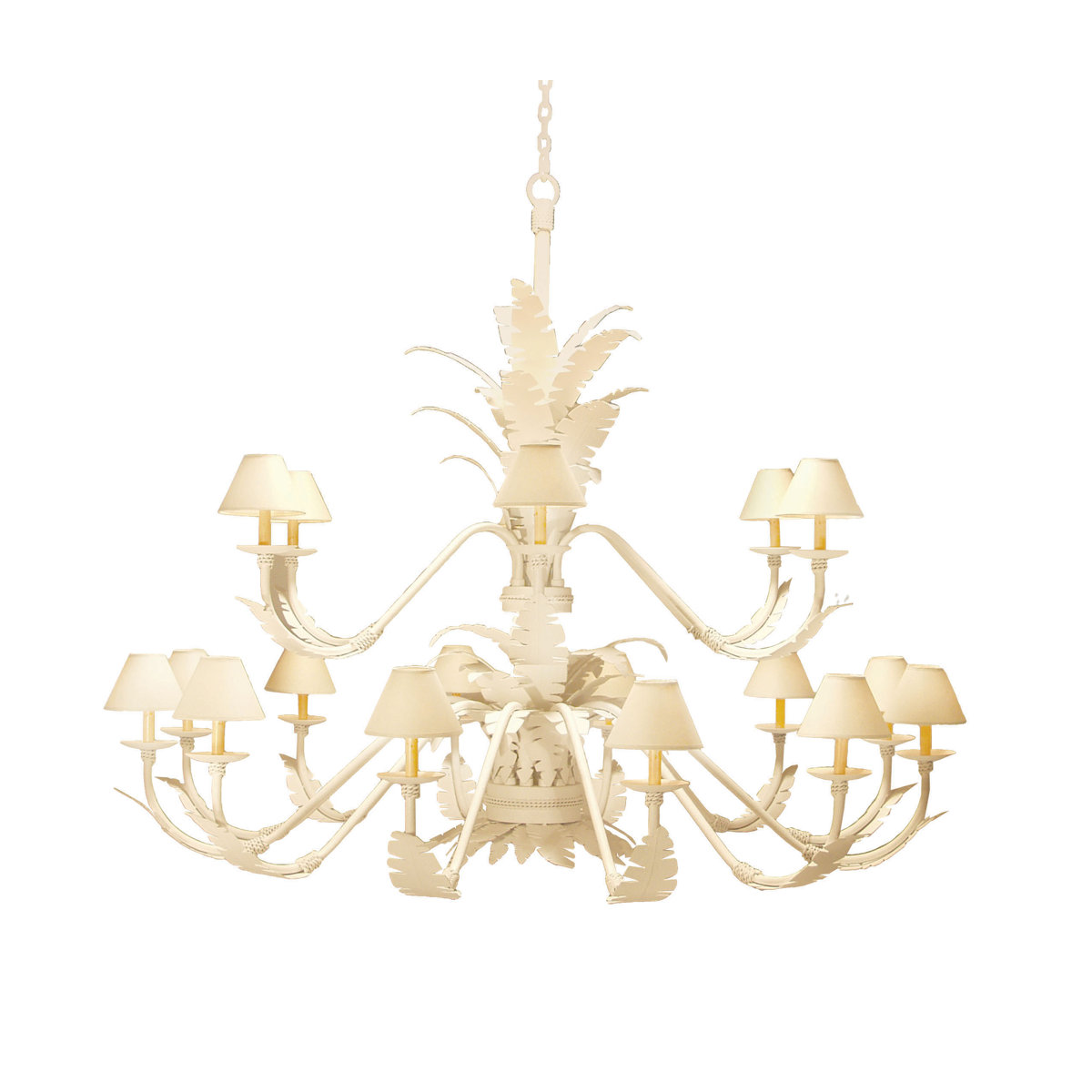 72" W Tiki Chandelier