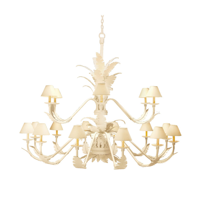 72" W Tiki Chandelier