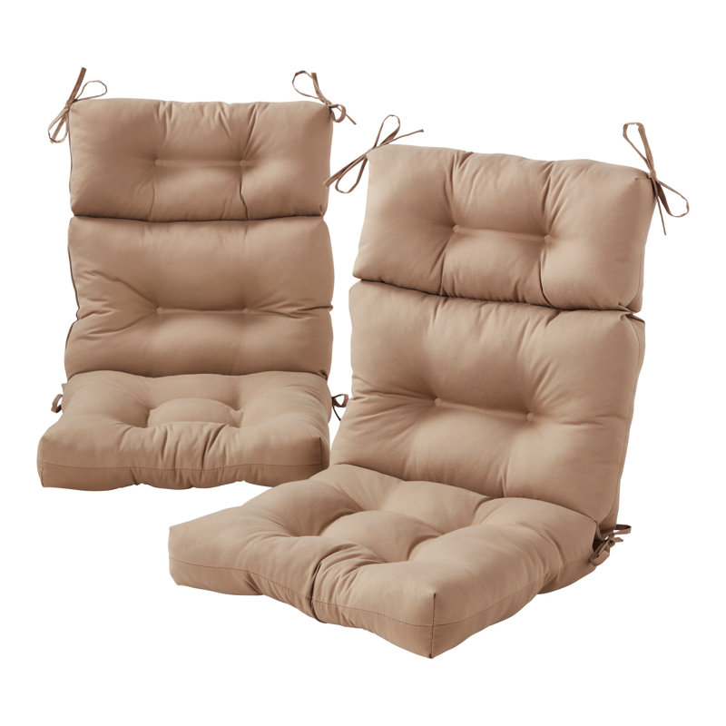 Lester Outdoor High Back Chair Cushion, 2, Coronado