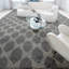 Tapis noir / blanc de haute qualité noué à la main-70393110