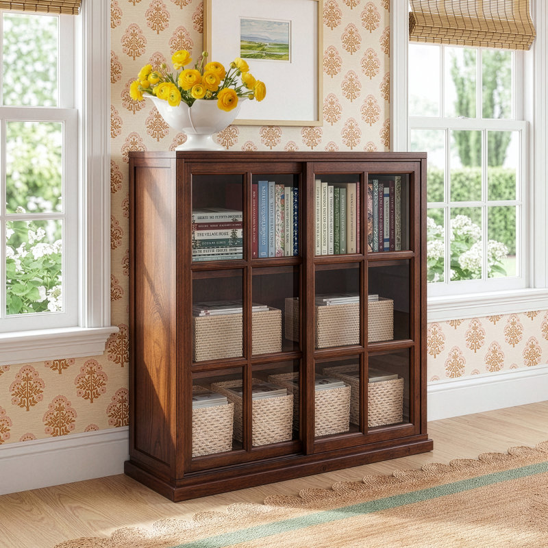 Fayette Storage Bookcase, Oak