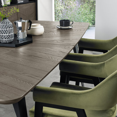 Airius Extendable Metal Base Dining Table
