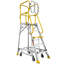 Échelle plateforme en aluminium à 5 marches 375 lb-2108501569-2108501583