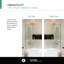 34'' W x 58'' H Slab Full Frame Tub Door-83967766
