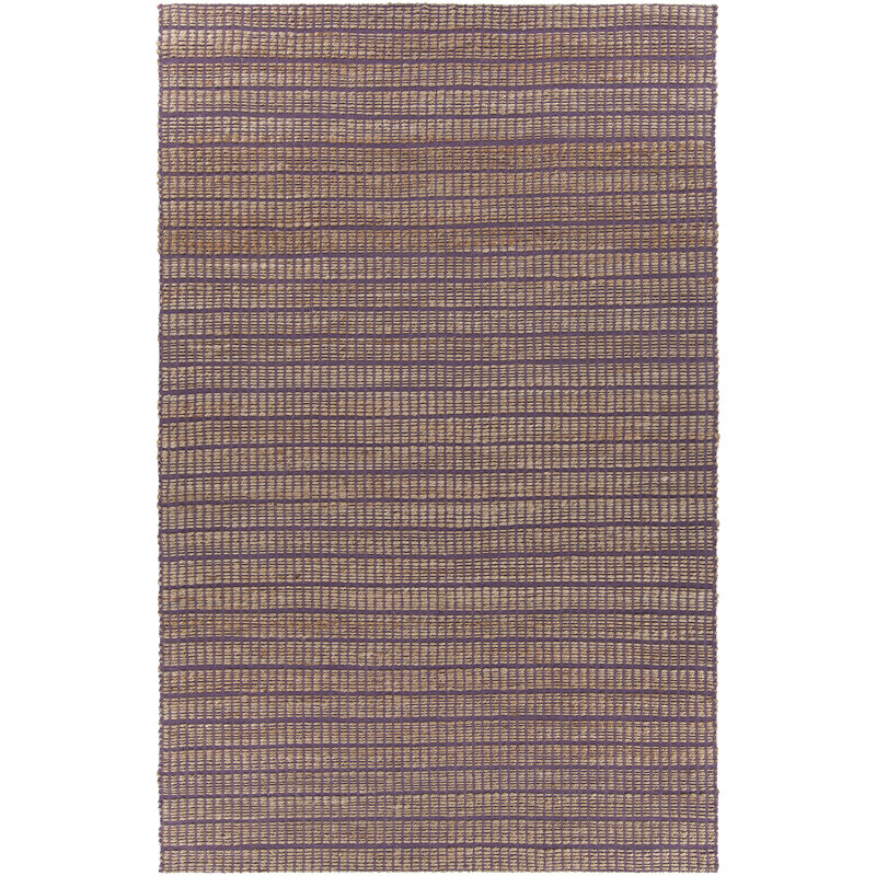 Tapis mauve tissé à la main Kendall, 5 pi x 7 pi 6 po
