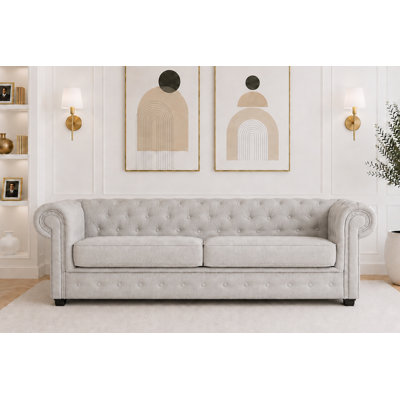 Allegra 3 Seater Chesterfield Sofa Bed