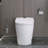 27 In. X 16 In. Ceramic Freestanding Flatbottom Soaking Bathtub-102621879