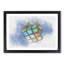 The Rubik Cube in Abstract - Framed Print-55771060-55771064