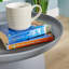 Itzhak Round Grey Modern Coffee Side Table-1293812580
