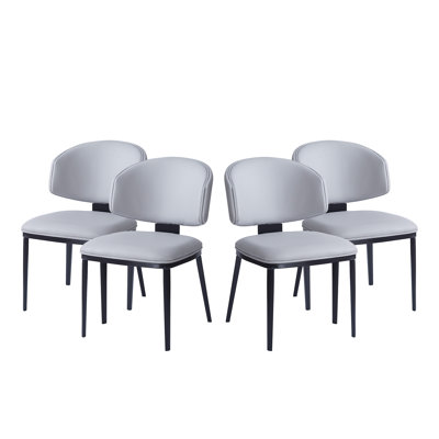 Bugarin PU Leather Upholstered Dining Chairs