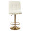 Tricia Swivel Upholstered Adjustable Height Counter Stool with Metal Frame-1151901658