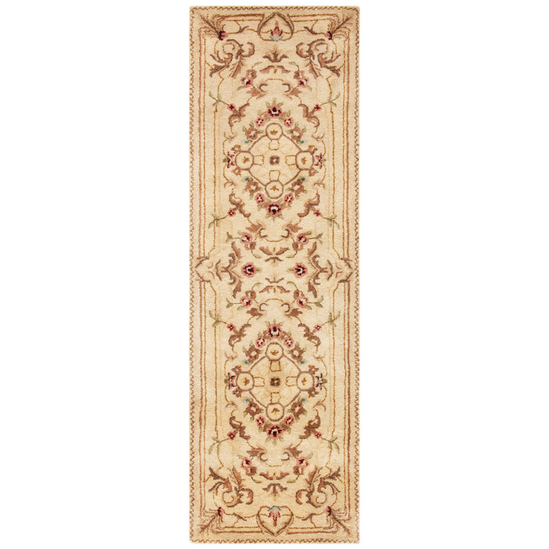 Bedgood Hand Tufted Wool Oriental Rug, Runner 2'6" x 10'