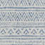 Tapis intérieur / extérieur bleu foncé / gris à chevrons Tomas-2062884406