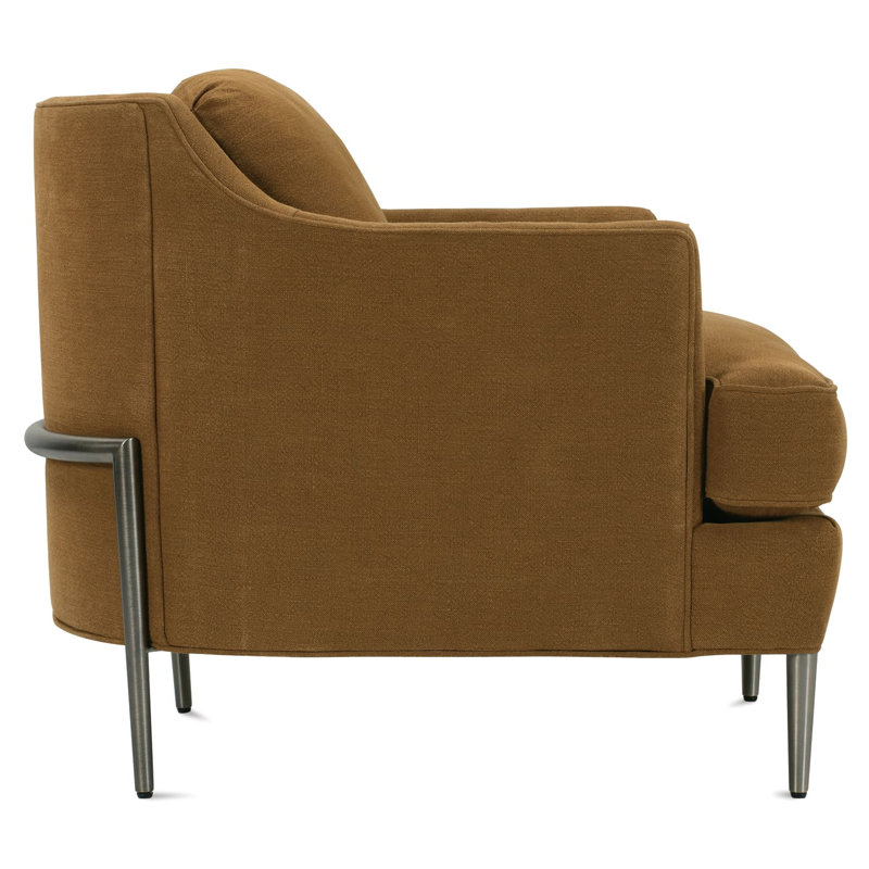 Juliet Armchair, Brown Linen