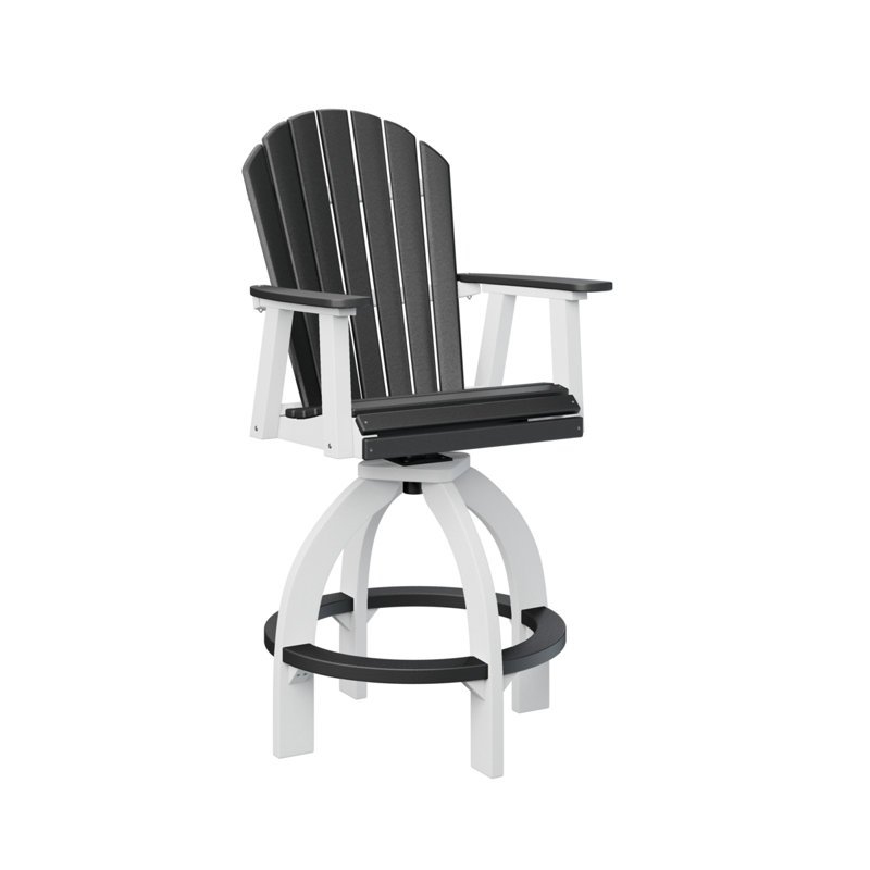Fauteuil pivotant très haut Dawnita, 29.5", Noir