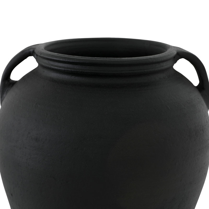 Jovi Vase Black Terracotta