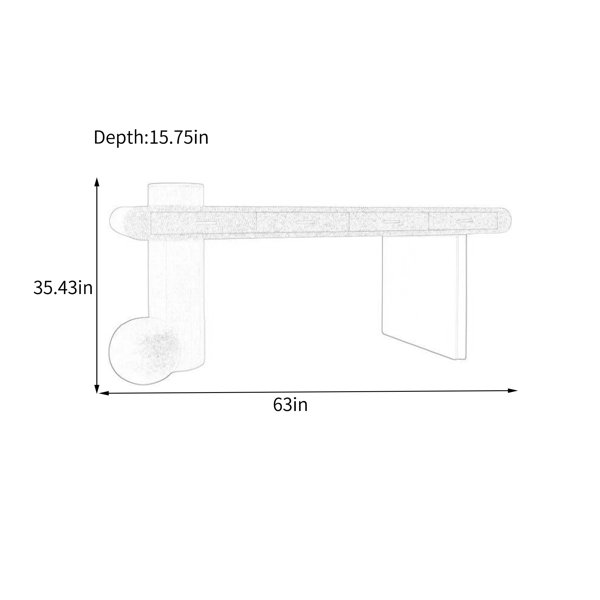 Latitude Run® Modern Minimalist Ash Wood Console Table - Wayfair Canada