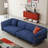 Blue Bauhaus Mid-Century Designer Sofa