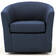 Hansell Upholstered Swivel Barrel Chair
