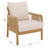 Rogers Teak & Hyacinth Chair