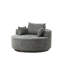 Fauteuil pivotant en chenille avec rotation à 360 ° et confort moelleux