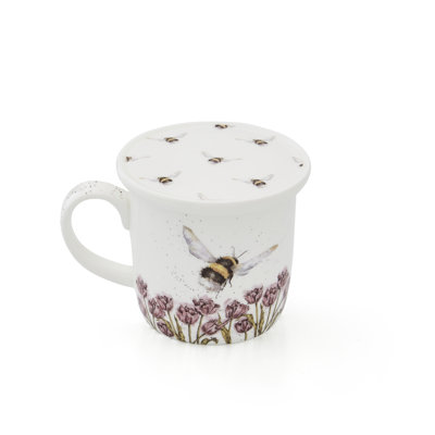 Classic Wrendale Designs  Bumblebee Mug & Coaster Set