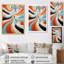 «Imtithal Orange Mid Century Optic Illusions I», reproduction d'art sur toile-786745863-786745883
