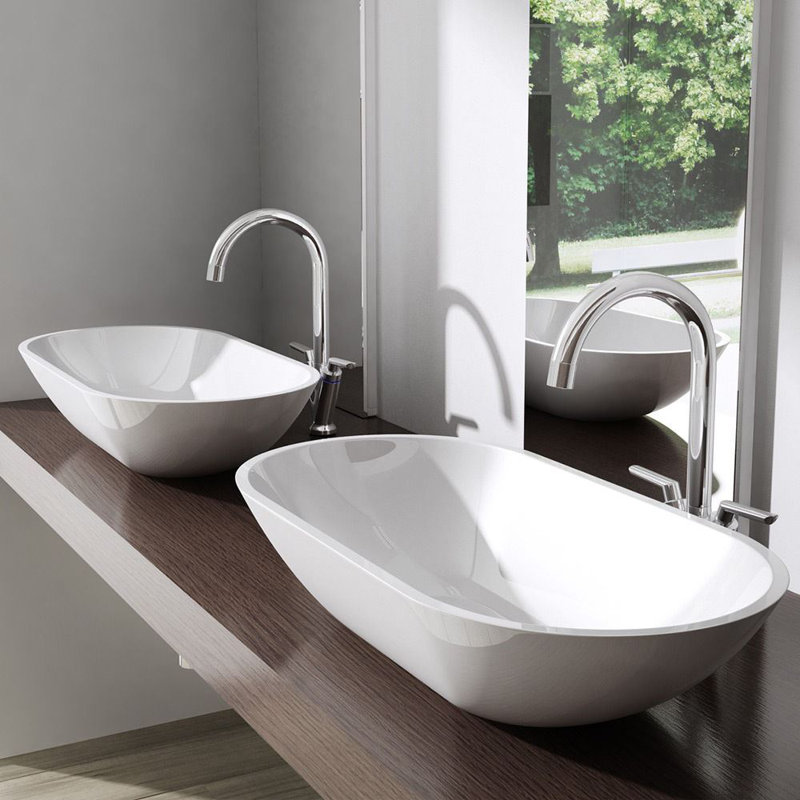 300mm x 600mm Dual Mount Engineered Stone Bathtub
