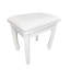 Vantiy Stool With Cushion And Solid Leg For Bedroom,white