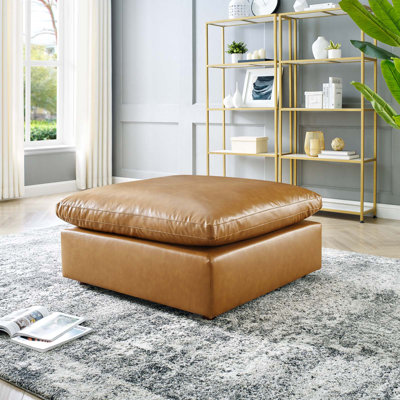 Repose-pieds en cuir Vegan