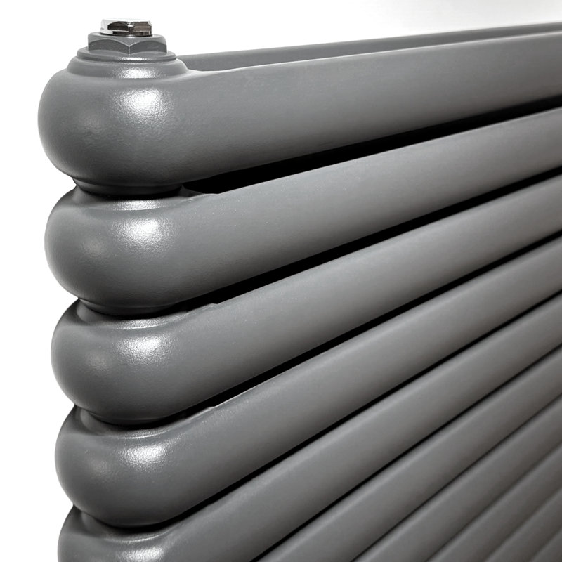 Naida Horizontal Oval Panel Radiators, 23.62" H x 39.37" W x 3.34" D