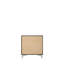 Table de chevet 2 tiroirs blanche Heily
