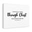 Strengthens Philippians 4:13 - Wrapped Canvas Print-749004801