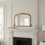 Arched Beaded Kalmar Overmantle Mirror-15461298