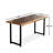 Live Edge Desk with Solid Walnut Top and Metal U Legs-1238237020