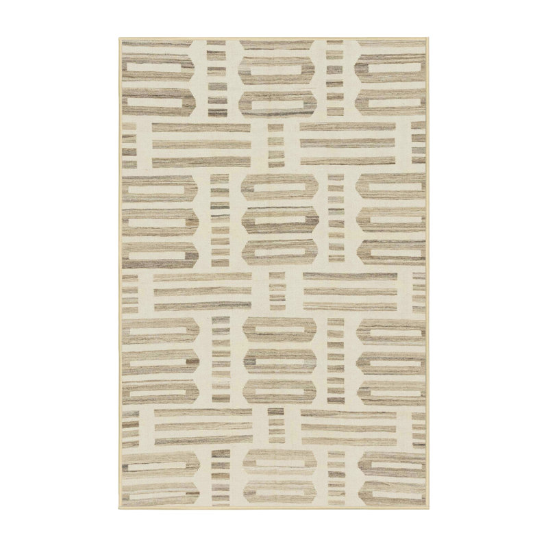 Tapis abstrait et abstrait moderne de 1800, Tapis de couloir 2 pi x 5 pi