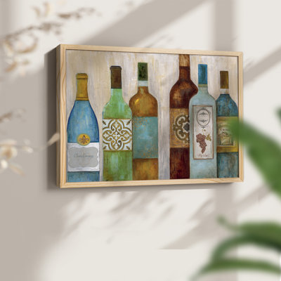 Dégustation de vin - Impression encadrée - Restickable