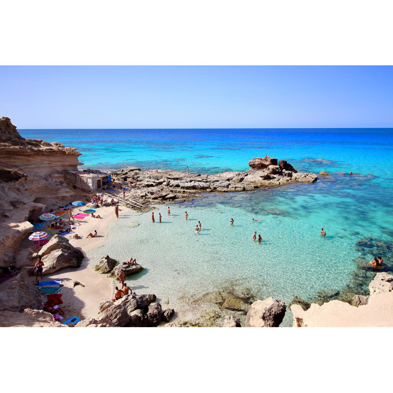 Calo Des Mort, Spain by Nachosuch - Wrapped Canvas Print, 30cm H x 46cm W
