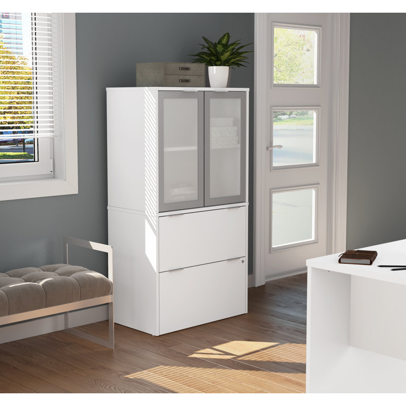 Patsones 30.1'' Wide 2 -Drawer File Cabinet, White