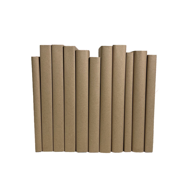 Decorative Books - Havana Oversized Paper Wrapped Book Bundle - 1 Foot of Brown Books