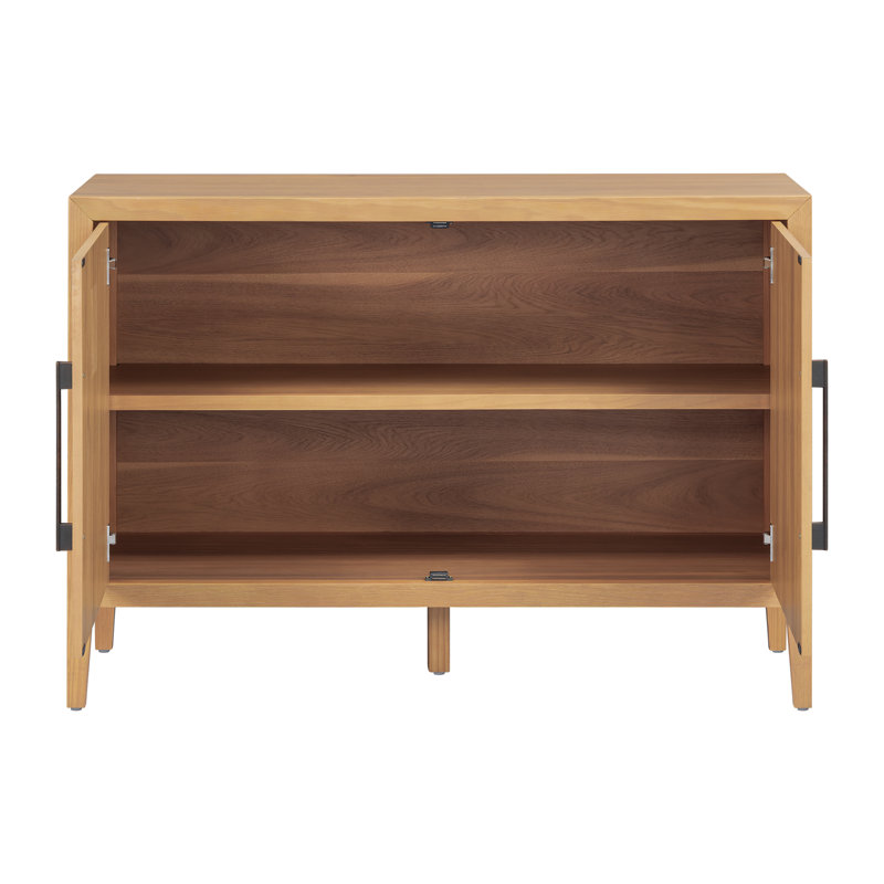 Buffet de ferme 47 "avec pieds réglables et 2 portes Rolisa, Beige