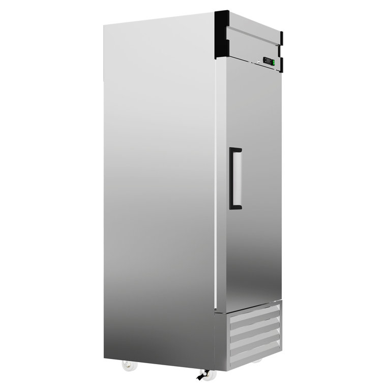 EQ Kitchen Line SF-23L1 Commercial Standing Freezer, 1 Door, 158 gal, 84  Height, 30.8 Width, 27.6 Length, Stainless Steel