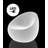Stone Lounge Chair LED WHITE-86807216